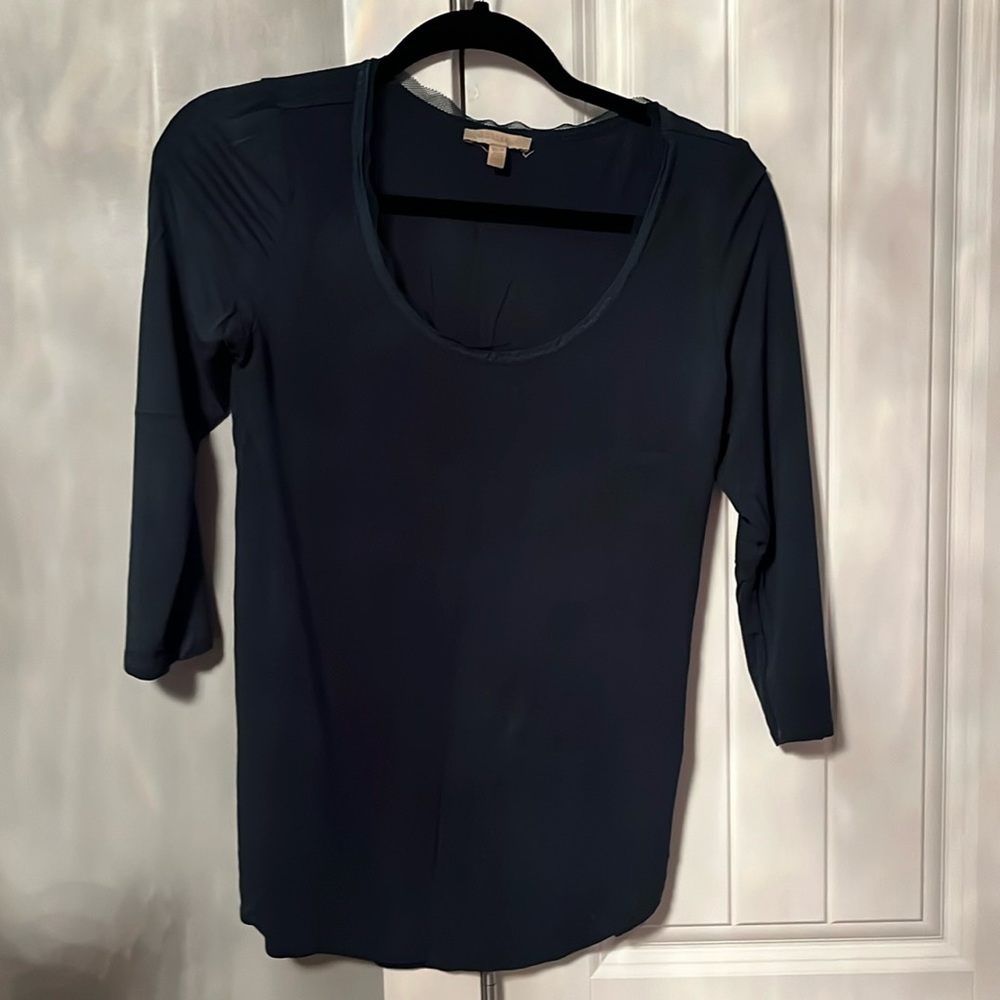 Anthropologie emerald green top